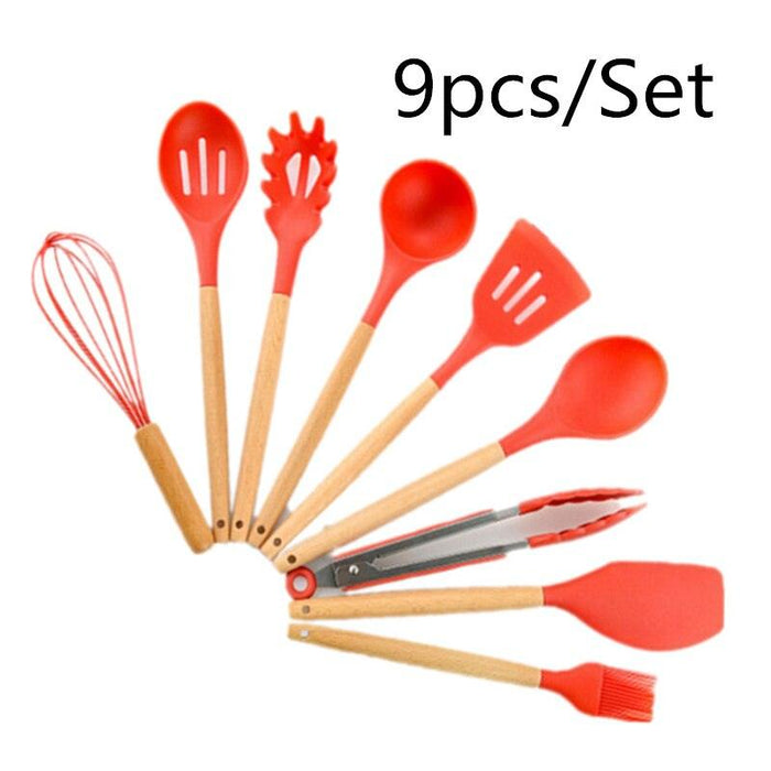 Silicone Kitchen Utensils Set: Stylish and Functional Cooking Tools