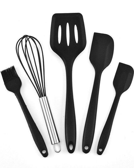 Elegant Acacia Wood and Silicone Cooking Utensils: Elevate Your Kitchen Experience