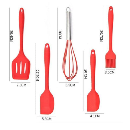 Elevate Your Kitchen with Versatile Premium Non-Stick Silicone Utensils Set