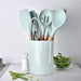 Enhance Your Cooking Experience with Silicone Kitchen Utensils and Elegant Wooden Handles