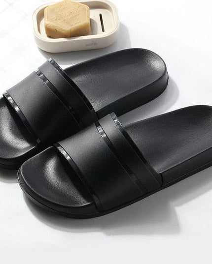 Stylish Black and White Platform Slippers: Experience Unmatched Comfort at Home