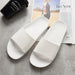 Summer Chic Monochrome Platform Slide Sandals