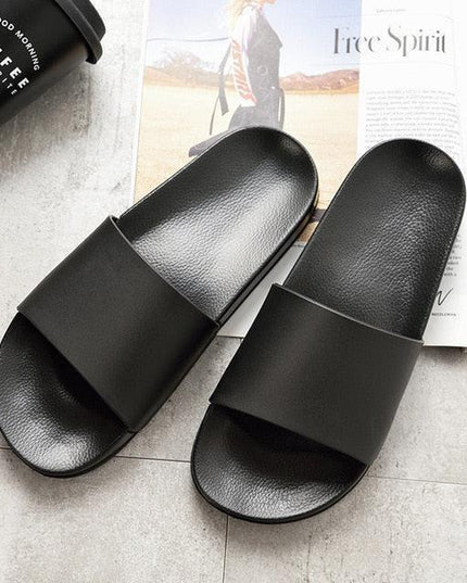 Stylish Black and White Platform Slippers: Experience Unmatched Comfort at Home