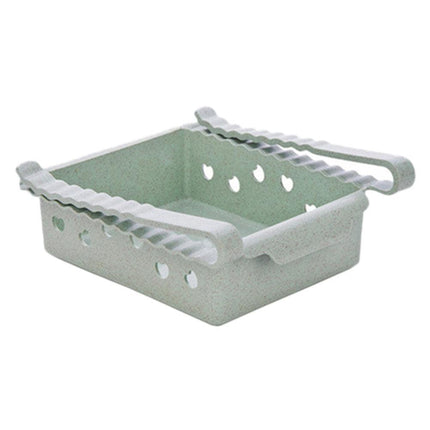 Compact Sliding Refrigerator Storage Organizer for Efficient Space Utilization