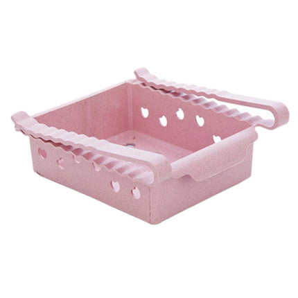 Compact Sliding Refrigerator Storage Organizer for Efficient Space Utilization