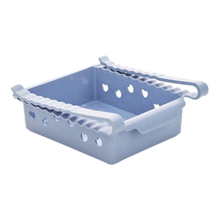 Compact Sliding Refrigerator Storage Organizer for Efficient Space Utilization
