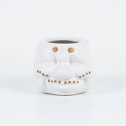 Whimsical Clown Ceramic Planter