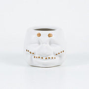 Whimsical Clown-Themed Ceramic Mini Planter Pot