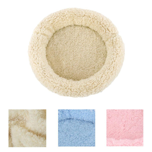 Luxurious Winter Retreat Plush Bed for Petite Pets