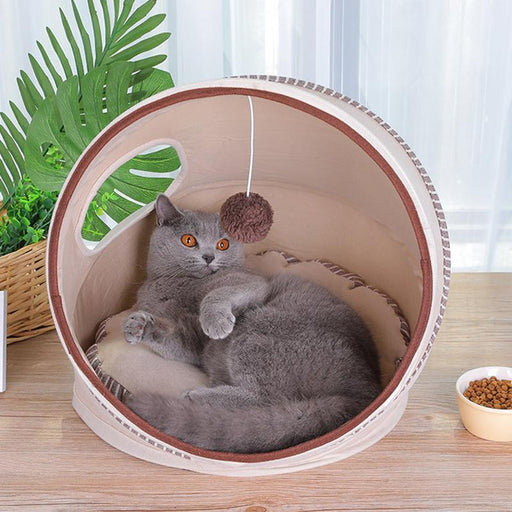 Luxurious Plush Pet Bed for Small Dogs and Cats