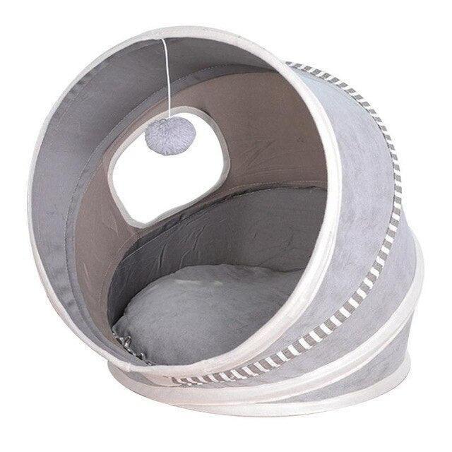 Customizable Cozy Oasis Plush Pet Bed - Supreme Comfort for Small Animals