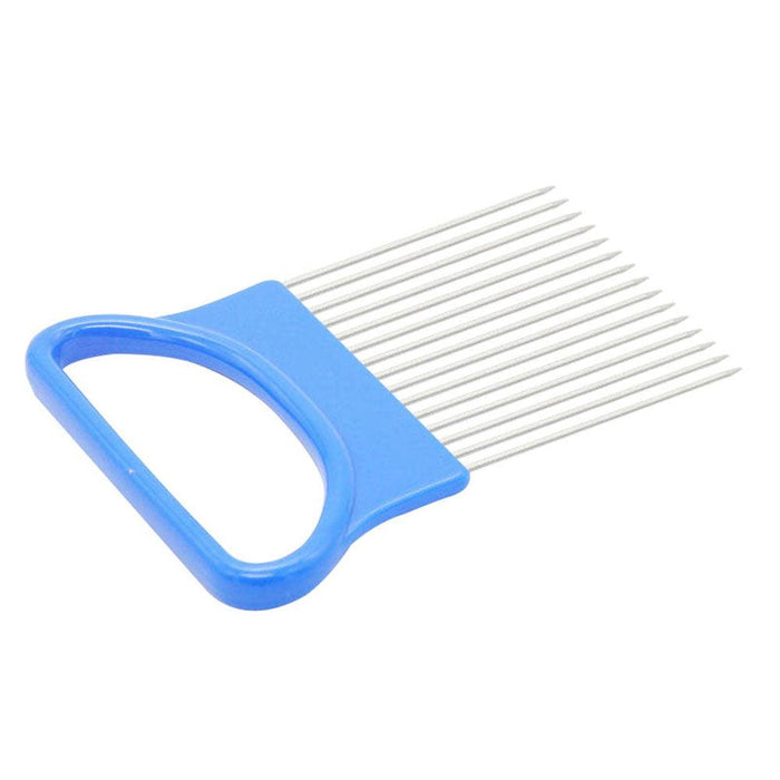Onion Holder Slicer - Convenient Kitchen Tool for Clean and Uniform Onion Slicing