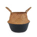 Seagrass Wicker Storage Baskets - Foldable Design - Set of 2, 22x20 Dimensions