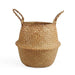 Eco-Friendly Seagrass Wicker Storage Baskets Set - Space-Saving Folding Design - 22x20 Dimensions