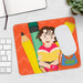 Super Cute Boy Learning Design Mousepad for Kids, Durable Neoprene Surface