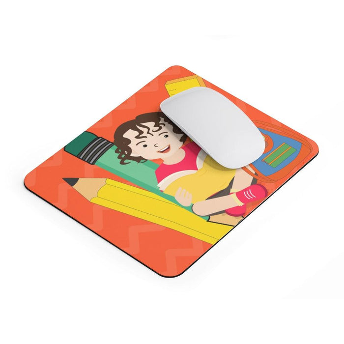 Whimsical Super Boy Theme Mousepad with Personalized Design, Non-Slip Neoprene Surface