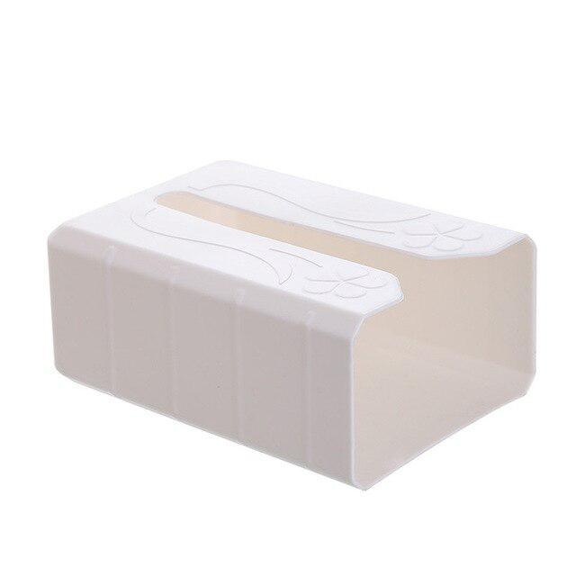 Self-Adhesive Wall-Mounted Tissue Box Napkin Holder