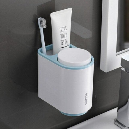Stylish Bathroom Toothbrush and Toothpaste Holder for a Neat Countertop