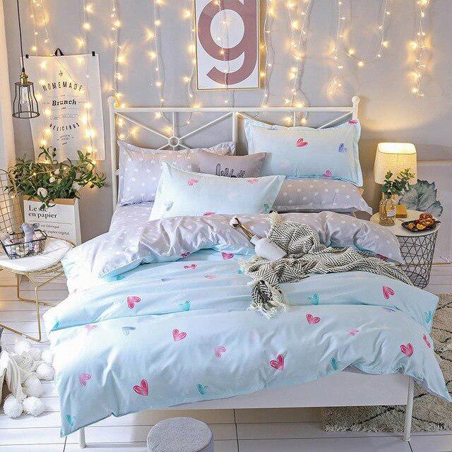 Modern Printed Duvet Cover and Pillowcases Set - Elevate Your Tween Kids Bedroom for a Stylish and Cozy Sleep
