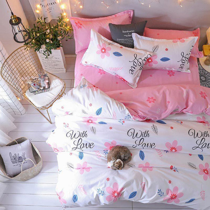 Revamp Your Tween's Bedroom with Contemporary Printed Bedding Set for a Stylish and Cozy Sleep
