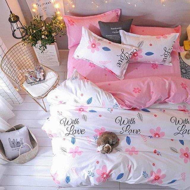 Stylish Tween Bedding Set: Modern Printed Collection for a Cozy Sleep Haven