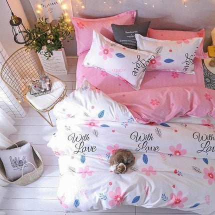 Upgrade Your Tween Kids' Bedroom with Stylish Printed Duvet Set - Sleep in Luxury and Elegance