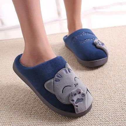 Warm & Cozy Non-Slip Cotton Slippers for Kids - Perfect for Winter Wear