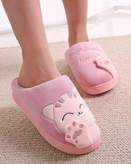 Warm & Cozy Non-Slip Cotton Slippers for Kids - Perfect for Winter Wear