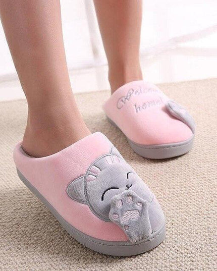 Warm & Cozy Non-Slip Cotton Slippers for Kids - Perfect for Winter Wear