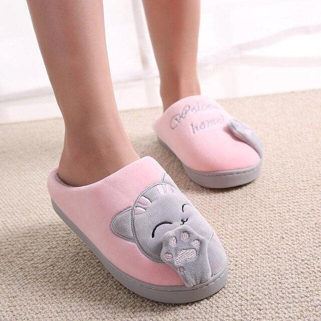 Kids' Cozy Cotton Winter Slippers with Non-Slip Soles