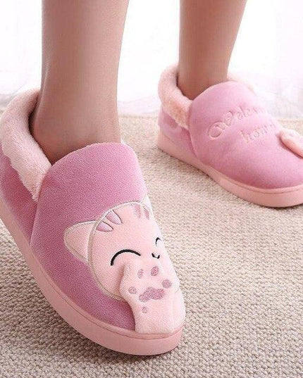 Warm & Cozy Non-Slip Cotton Slippers for Kids - Perfect for Winter Wear