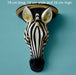 Vintage European Animal Head Resin Wall Vase