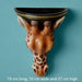 Vintage European Animal Head Resin Wall Vase