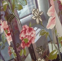 Vintage Floral Jacquard Sheer Curtains - Elegant Drapery Set for Sophisticated Homes