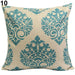 Vintage Floral Geometry Linen Cushion Cover