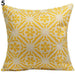 Vintage Geometric Flower Cotton Linen Throw Pillow Case - Très Elite