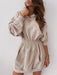 Casual Hooded Fleece Sweater Dress - Women's Versatile Fashion Essential