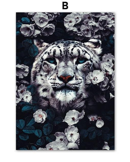 Scandinavian Elegance Modern Canvas Wall Art for Chic Home Decor