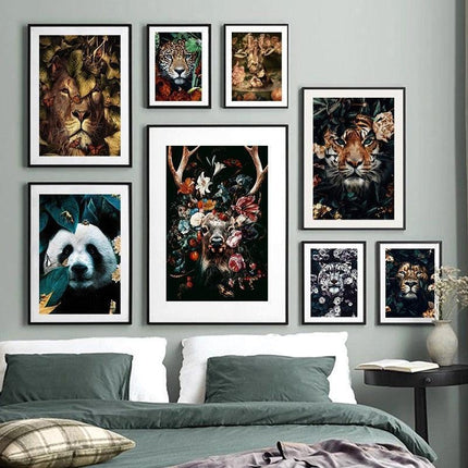 Scandinavian Elegance Modern Canvas Wall Art for Chic Home Decor