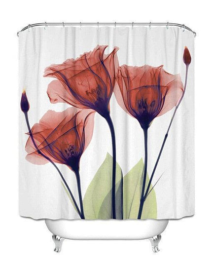 Personalized Waterproof Polyester Shower Curtain with Distinctive Artwork
