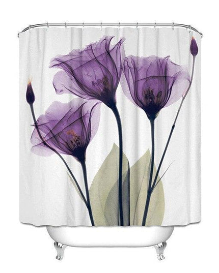 Vibrant Artistic Waterproof Shower Curtain with Eye-Catching Design