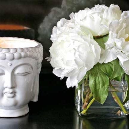 Serenity Glow Buddha 3-Wick Aromatherapy Candle