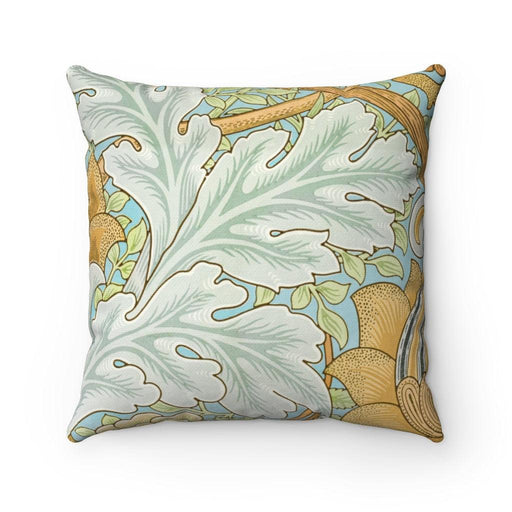 William Morris Floral Abstract Reversible Pillow Cover with Vibrant Sublimation Prints
