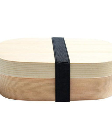 Eco-Conscious Japanese Wooden Bento Box Lunch Kit for Kids with Leakproof Design and Utensils