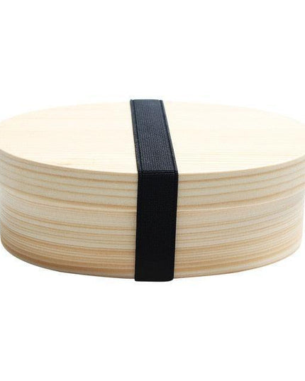 Eco-Conscious Japanese Wooden Bento Box Lunch Kit for Kids with Leakproof Design and Utensils