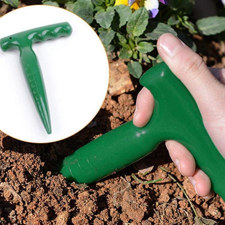 Easy Planting Plastic Gardening Seeder - Effortless Flower Digging Tool for Weeding - Handy Plant Transfer Helper
